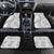 Niue White Sunday Car Mats Niuean Lotu Tamaiti Hiapo Pattern - Polynesian Pride