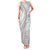 Niue White Sunday Family Matching Tank Maxi Dress and Hawaiian Shirt Niuean Lotu Tamaiti Hiapo Pattern - Polynesian Pride