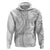 Niue White Sunday Zip Hoodie Niuean Lotu Tamaiti Hiapo Pattern - Polynesian Pride