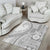 Samoa Siapo White Sunday Area Rug Lotu Tamaiti Polynesian White Pattern - Polynesian Pride