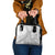 Samoa Siapo White Sunday Shoulder Handbag Lotu Tamaiti Polynesian White Pattern - Polynesian Pride
