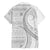 Tokelau White Sunday Family Matching Summer Maxi Dress and Hawaiian Shirt Lotu Tamaiti Ngatu Tokelau Feletoa Manulua - Polynesian Pride