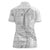 Tokelau White Sunday Women Polo Shirt Lotu Tamaiti Ngatu Tokelau Feletoa Manulua - Polynesian Pride