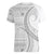 Tokelau White Sunday Women V-Neck T-Shirt Lotu Tamaiti Ngatu Tokelau Feletoa Manulua - Polynesian Pride