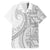 Tonga White Sunday Hawaiian Shirt Lotu Tamaiti Ngatu Tribal - Polynesian Pride