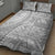 Tonga White Sunday Quilt Bed Set Lotu Tamaiti Ngatu Tribal - Polynesian Pride
