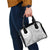 Tonga White Sunday Shoulder Handbag Lotu Tamaiti Ngatu Tribal - Polynesian Pride