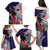 American Samoa Bald Eagle Personalized Family Matching Puletasi and Hawaiian Shirt Polynesian Teuila Flowers - Polynesian Pride