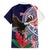 American Samoa Bald Eagle Personalized Family Matching Puletasi and Hawaiian Shirt Polynesian Teuila Flowers - Polynesian Pride