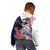 American Samoa Bald Eagle Personalized Kid Hoodie Polynesian Teuila Flowers - Polynesian Pride