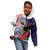 American Samoa Bald Eagle Personalized Kid Hoodie Polynesian Teuila Flowers - Polynesian Pride