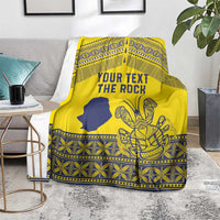 Niue Crab Personalised Blanket Niuean Hiapo Pattern - Polynesian Pride