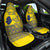 Niue Crab Personalised Car Seat Cover Niuean Hiapo Pattern - Polynesian Pride