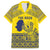 Niue Crab Personalised Family Matching Short Sleeve Bodycon Dress and Hawaiian Shirt Niuean Hiapo Pattern - Polynesian Pride
