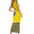 Niue Crab Personalised Family Matching Short Sleeve Bodycon Dress and Hawaiian Shirt Niuean Hiapo Pattern - Polynesian Pride
