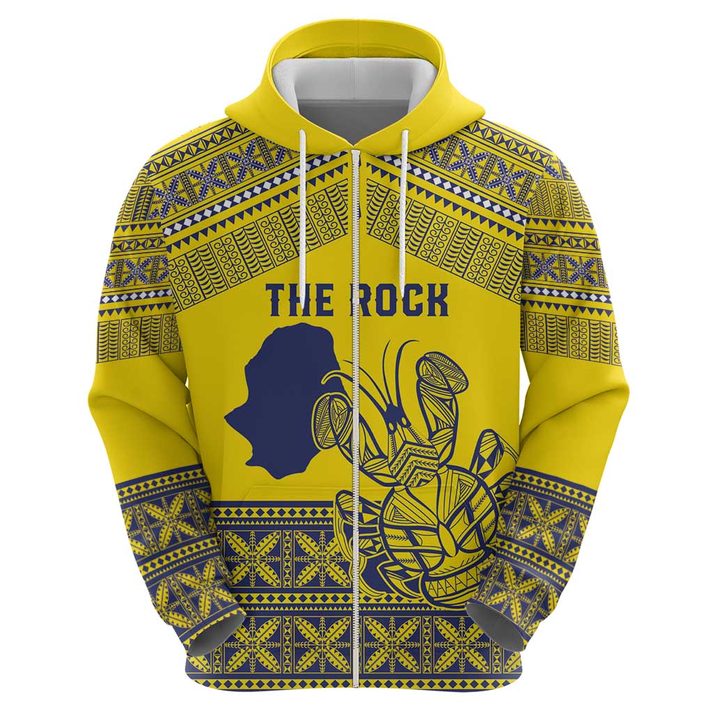 Niue Crab Personalised Hoodie Niuean Hiapo Pattern - Polynesian Pride