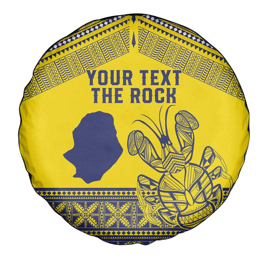 Niue Crab Personalised Spare Tire Cover Niuean Hiapo Pattern - Polynesian Pride