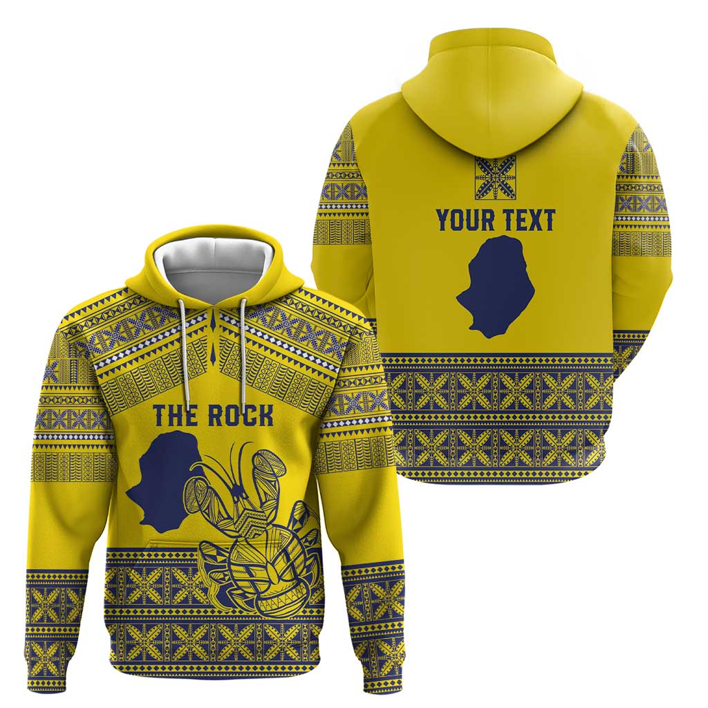 Niue Crab Personalised Zip Hoodie Niuean Hiapo Pattern - Polynesian Pride