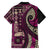 Vintage Samoa Siapo Mamanu Hawaiian Shirt Pink Samoan Tapa Motif - Polynesian Pride