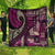 Vintage Samoa Siapo Mamanu Quilt Pink Samoan Tapa Motif - Polynesian Pride