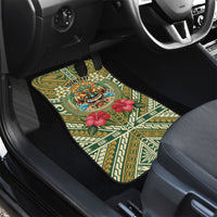 Hawaii Tiki Mask Personalized Car Mats Mele Kalikimaka i Iulai!