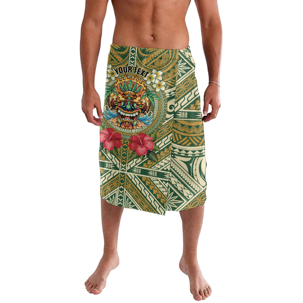 Hawaii Tiki Mask Personalized Lavalava Mele Kalikimaka i Iulai!