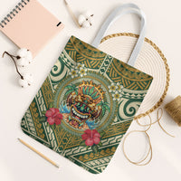 Hawaii Tiki Mask Tote Bag Mele Kalikimaka i Iulai!