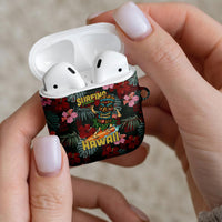 Hawaii Tiki Surfing AirPods Case Mele Kalikimaka i Iulai!