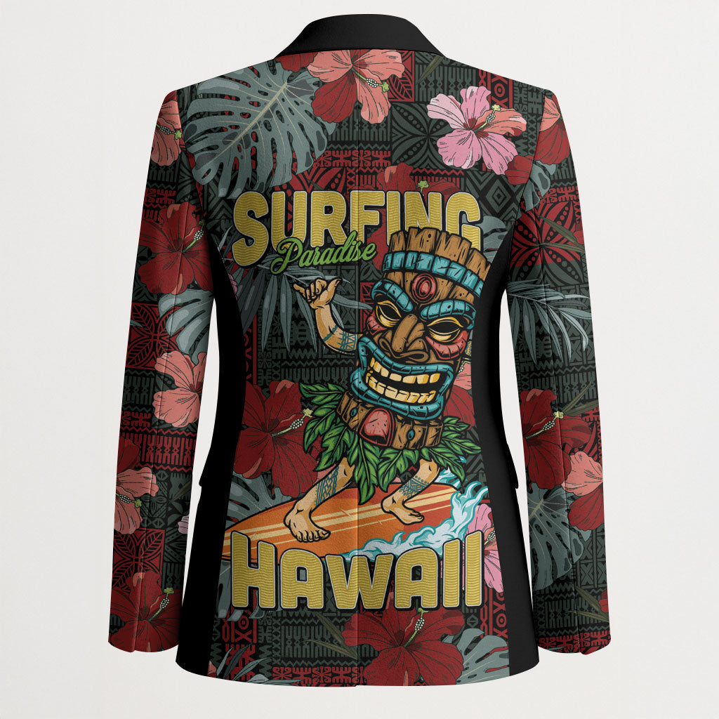 Hawaii Tiki Surfing Blazer Mele Kalikimaka i Iulai!