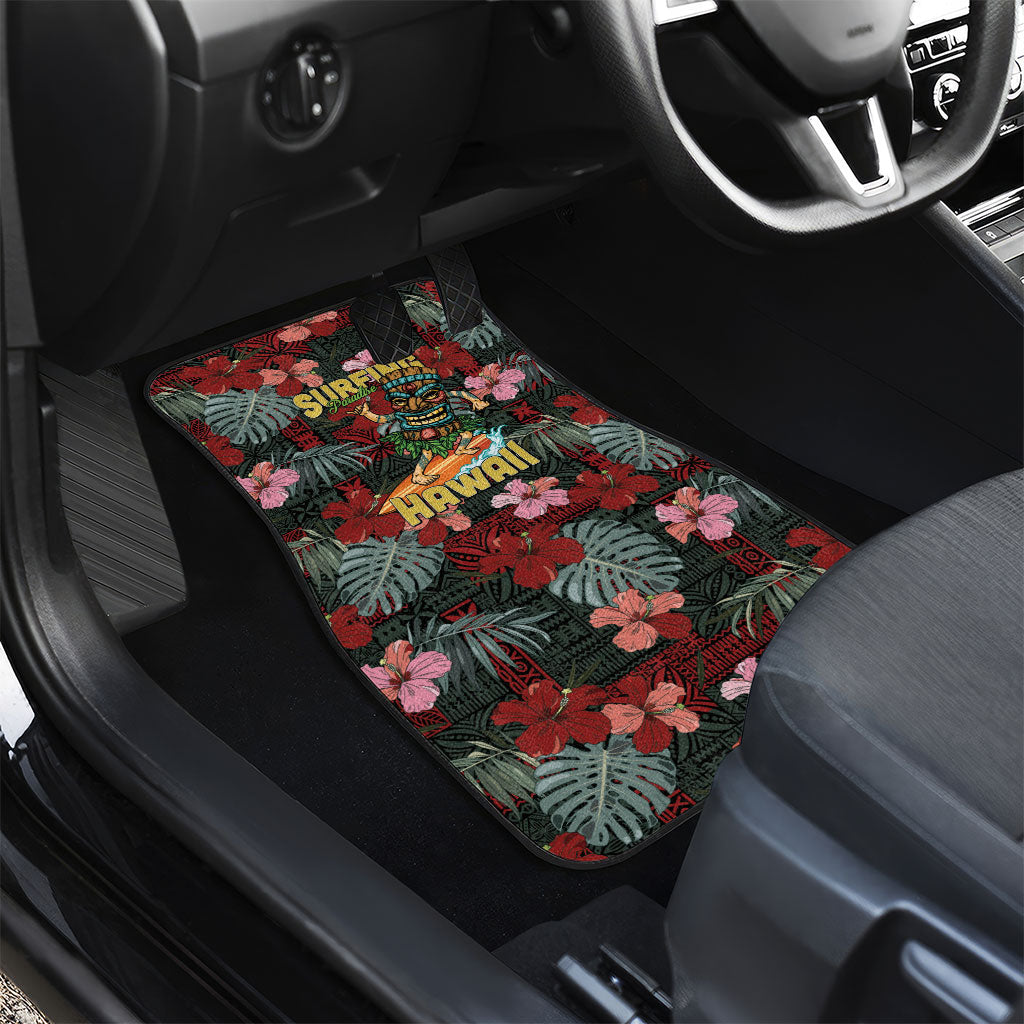 Hawaii Tiki Surfing Car Mats Mele Kalikimaka i Iulai!