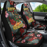 Hawaii Tiki Surfing Car Seat Cover Mele Kalikimaka i Iulai!