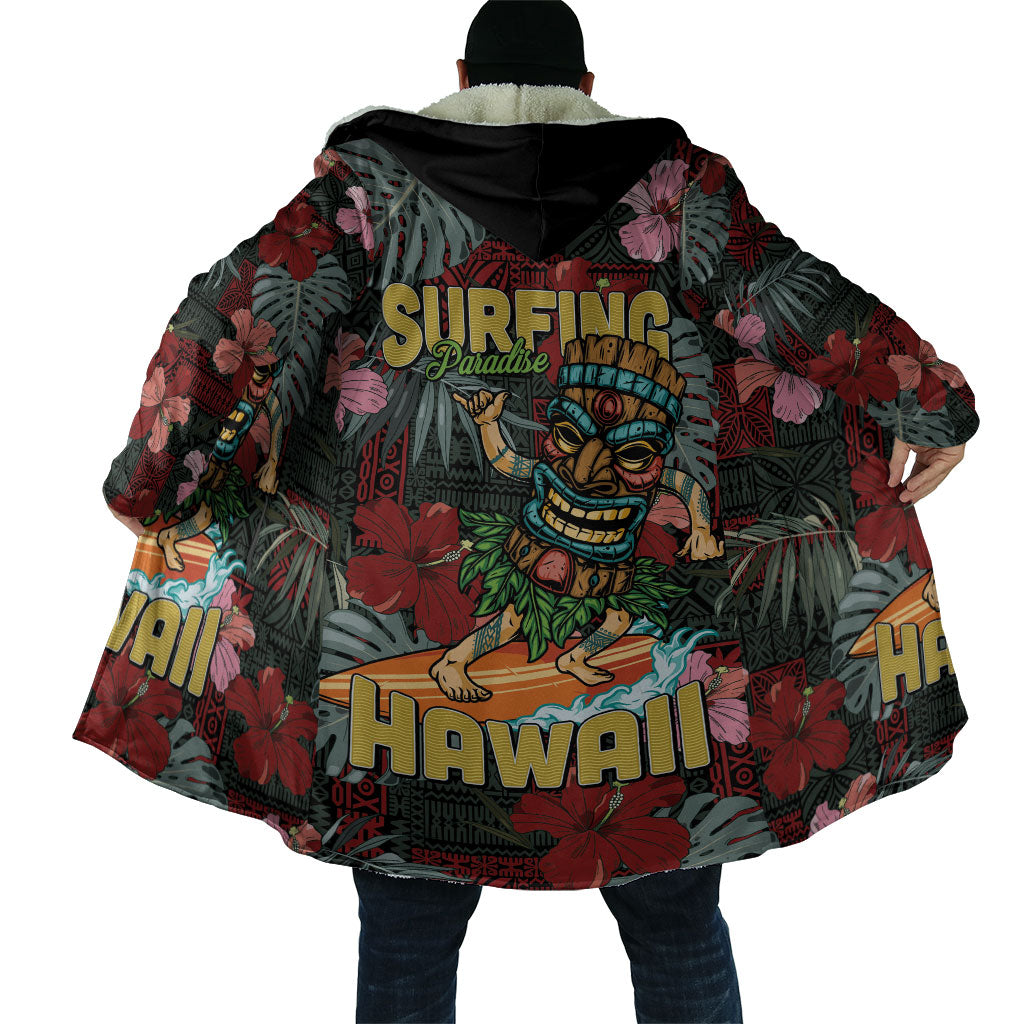 Hawaii Tiki Surfing Cloak Mele Kalikimaka i Iulai!