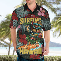 Hawaii Tiki Surfing Hawaiian Shirt Mele Kalikimaka i Iulai!