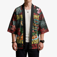 Hawaii Tiki Surfing Kimono Mele Kalikimaka i Iulai!