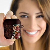 Kanoa Hawai'i Hibiscus AirPods Case Polynesian Tribal Tattoo Pattern Floral Elements