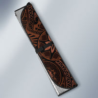 Kanoa Hawai'i Hibiscus Auto Sun Shade Polynesian Tribal Tattoo Pattern Floral Elements