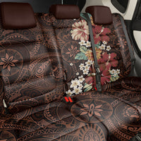 Kanoa Hawai'i Hibiscus Back Car Seat Cover Polynesian Tribal Tattoo Pattern Floral Elements
