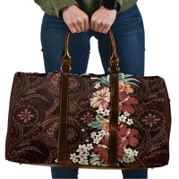 Kanoa Hawai'i Hibiscus Travel Bag Polynesian Tribal Tattoo Pattern Floral Elements