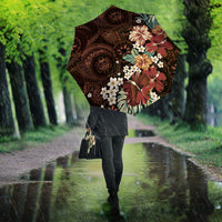 Kanoa Hawai'i Hibiscus Umbrella Polynesian Tribal Tattoo Pattern Floral Elements