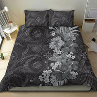 Pauli Hawai'i Hibiscus Bedding Set Polynesian Tribal Tattoo Pattern Floral Elements