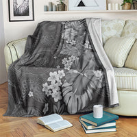 Pauli Hawai'i Hibiscus Blanket Polynesian Tribal Tattoo Pattern Floral Elements