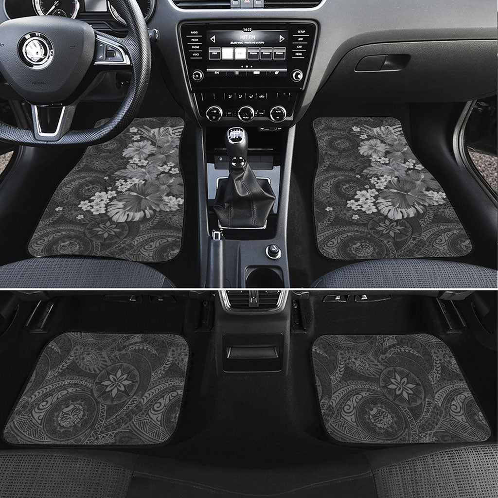 Pauli Hawai'i Hibiscus Car Mats Polynesian Tribal Tattoo Pattern Floral Elements