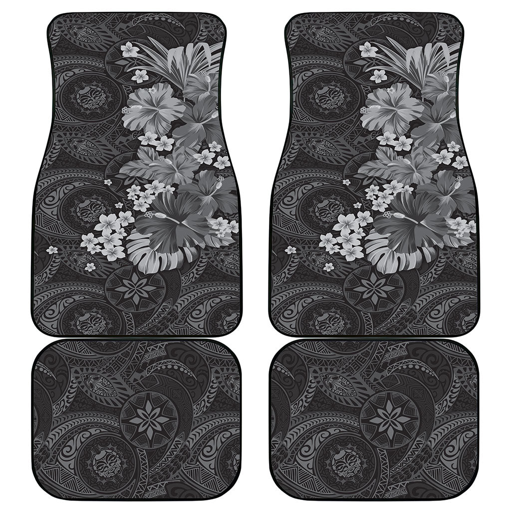 Pauli Hawai'i Hibiscus Car Mats Polynesian Tribal Tattoo Pattern Floral Elements