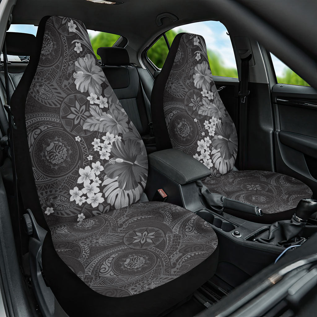Pauli Hawai'i Hibiscus Car Seat Cover Polynesian Tribal Tattoo Pattern Floral Elements
