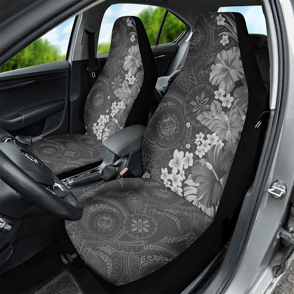 Pauli Hawai'i Hibiscus Car Seat Cover Polynesian Tribal Tattoo Pattern Floral Elements
