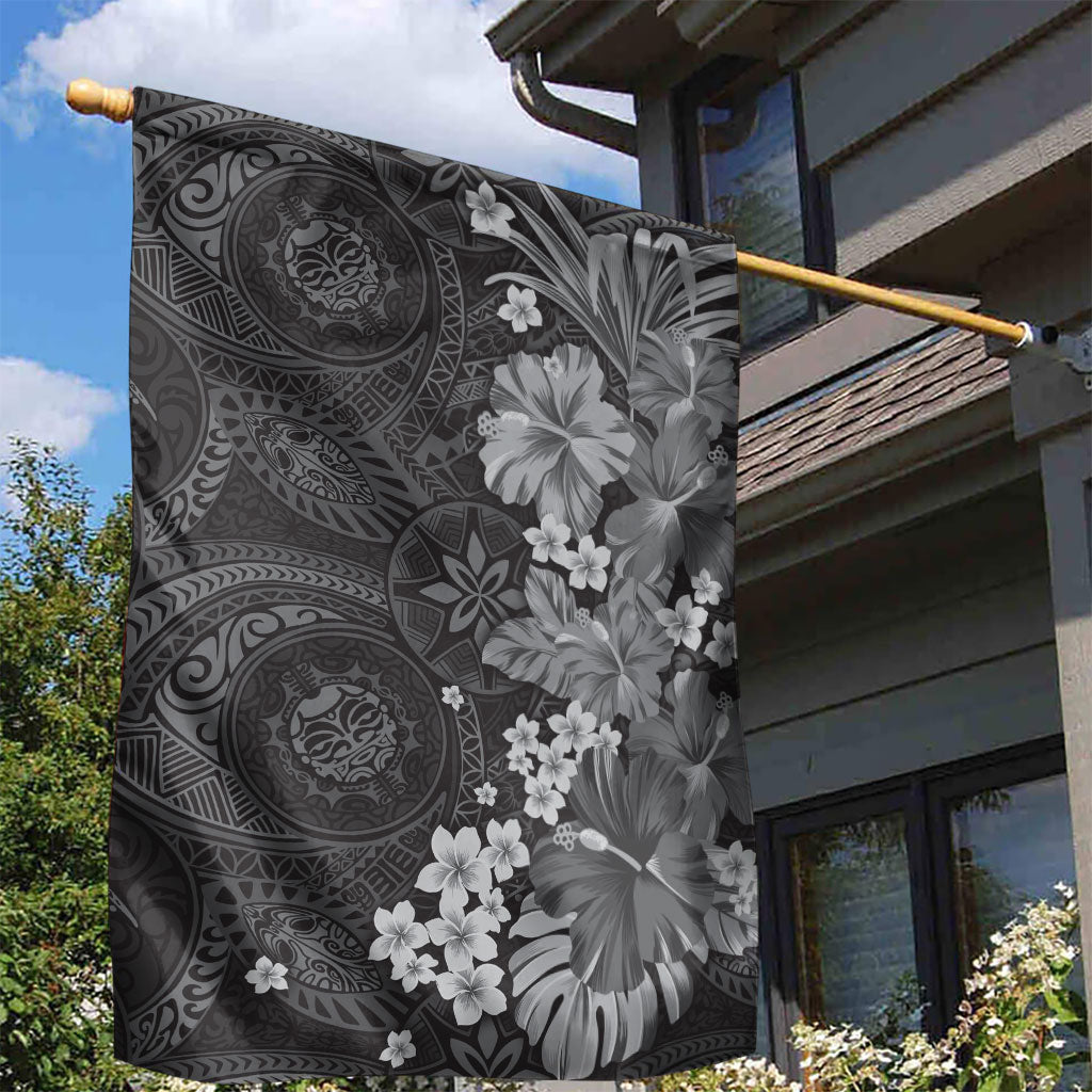 Pauli Hawai'i Hibiscus Garden Flag Polynesian Tribal Tattoo Pattern Floral Elements