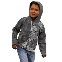 Pauli Hawai'i Hibiscus Kid Hoodie Polynesian Tribal Tattoo Pattern Floral Elements
