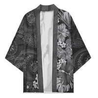 Pauli Hawai'i Hibiscus Kimono Polynesian Tribal Tattoo Pattern Floral Elements