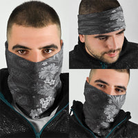 Pauli Hawai'i Hibiscus Neck Gaiter Polynesian Tribal Tattoo Pattern Floral Elements