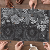 Pauli Hawai'i Hibiscus Puzzle Polynesian Tribal Tattoo Pattern Floral Elements